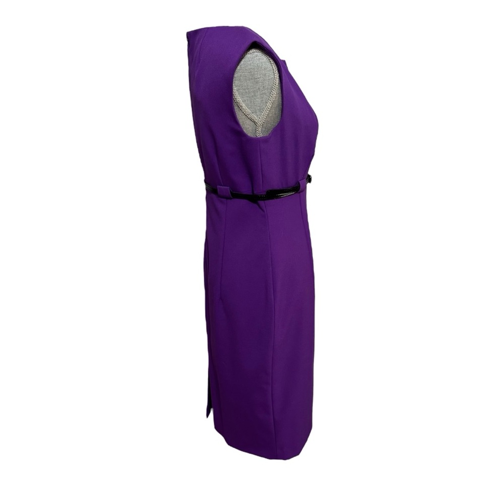 Calvin Klein Purple Sleeveless Sheath Dress - Picture 2 of 6